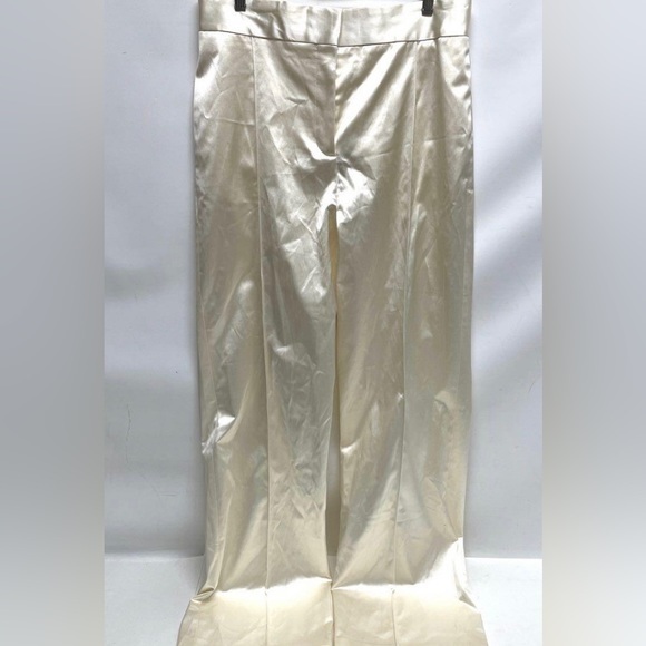 Zendaya and Tommy Hilfiger ivory silky pants NWT size 14